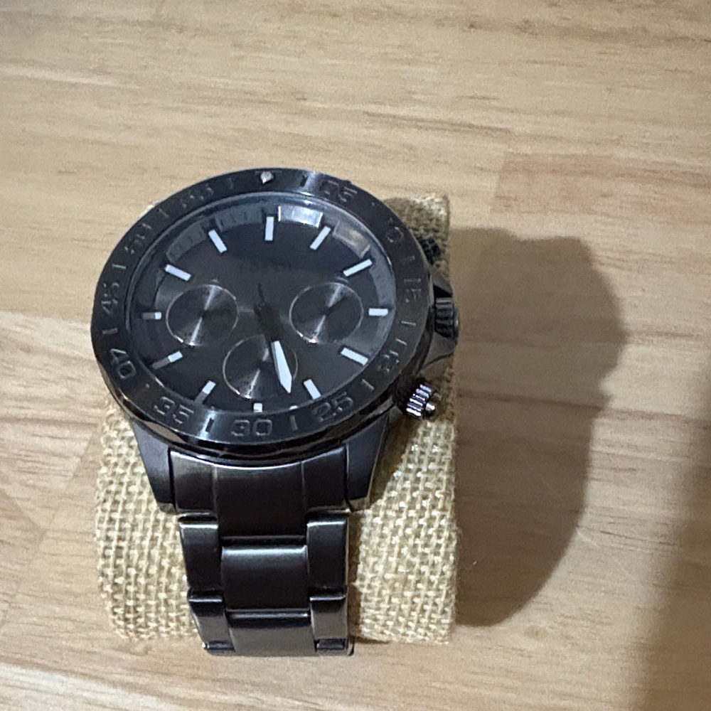 Fossil bannon smoke grey chronograph